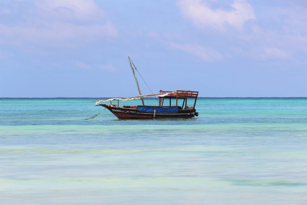 Zanzibar sandy beaches offering the warmest waters I have swam in Tanzania