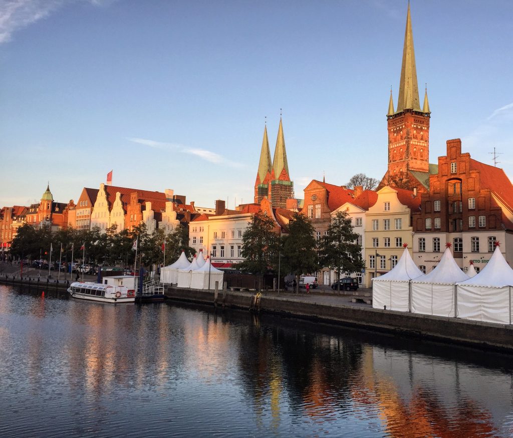 The beautiful gothic city of Lübeck is dressing up for Christmas Germany